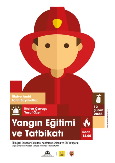 SÜ GSF'de yangın eğitimi ve tatbikatı düzenlendi